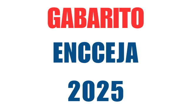 Gabarito do Encceja 2025 é divulgado: confira respostas da prova / Jornal da Política